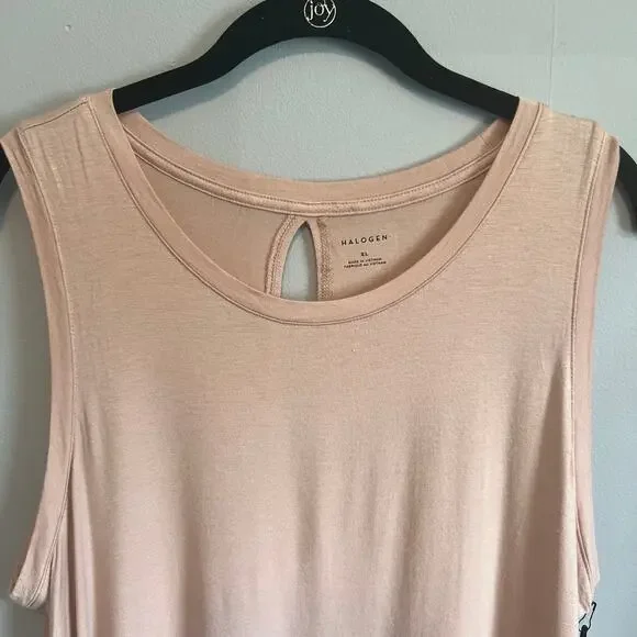 Halogen Light Pink Tank Top NWT Size XLarge - Picture 2 of 9
